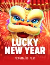 lucky new year slot logo
