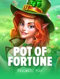 pot of fortune slot logo